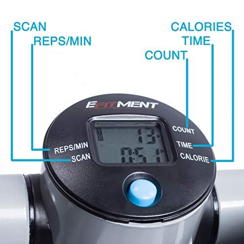 Mini Stepper for Home Cardio Workout with Resistance Bands and LCD Monitor Z364327