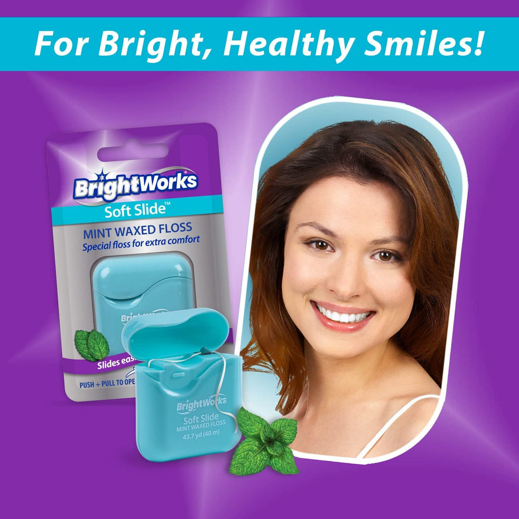 Soft Slide Dental Floss for Tight Spaces, 43.7 Yards (Pack of 4) M1314