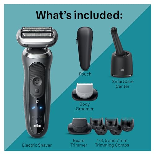 Electric Razor for Men, Waterproof Foil Shaver with Beard Trimmer Z8937