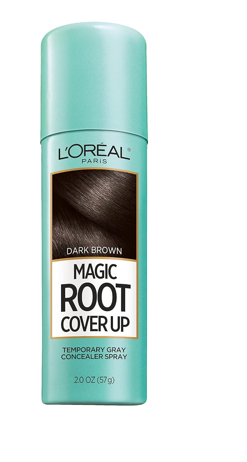 Root Cover Up Gray Concealer Spray Light Brown and Dark Brown Bundle N9764