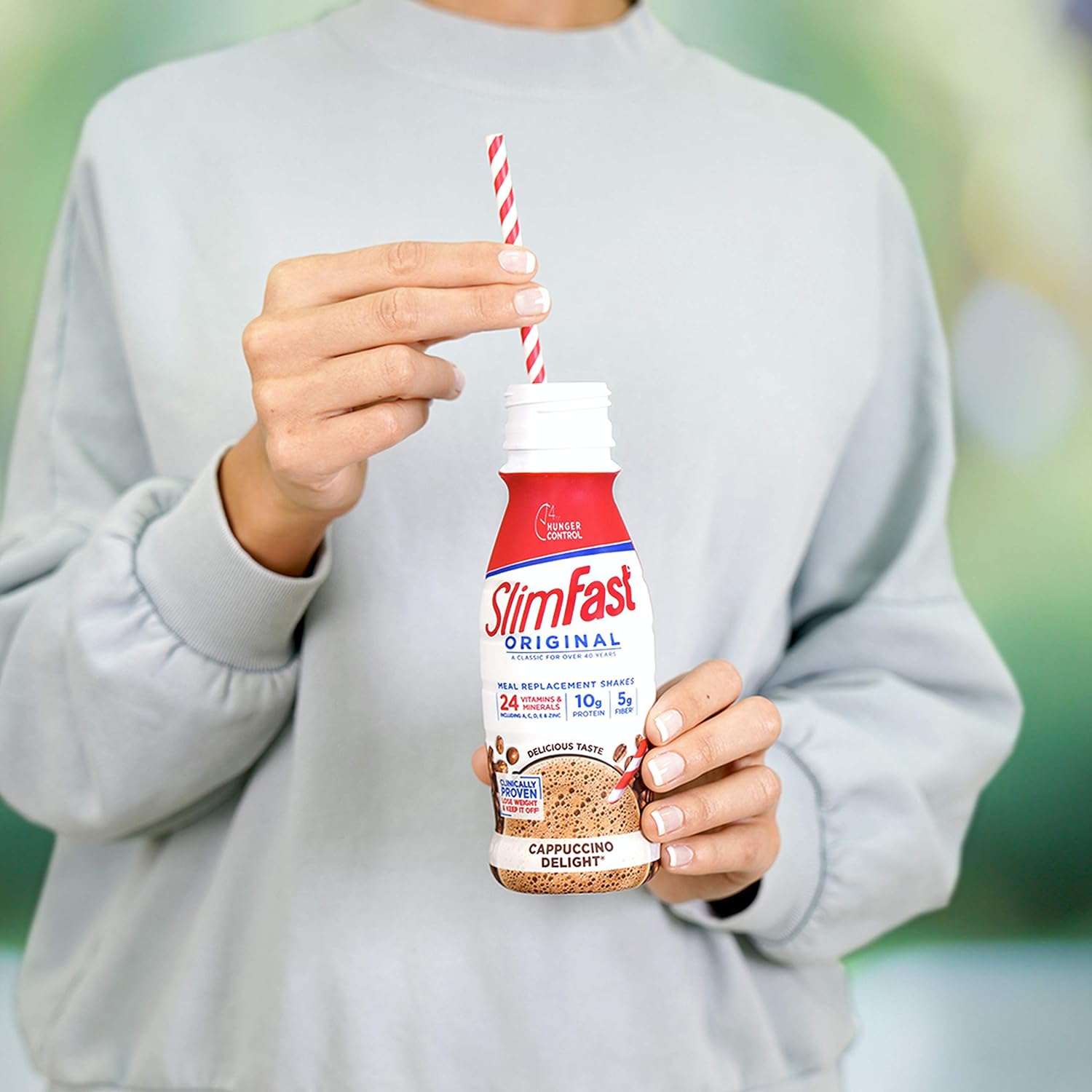 Cappuccino Meal Replacement Shake, 10g Protein, 11 Fl Oz, 4 Count (Pack of 2) S86427