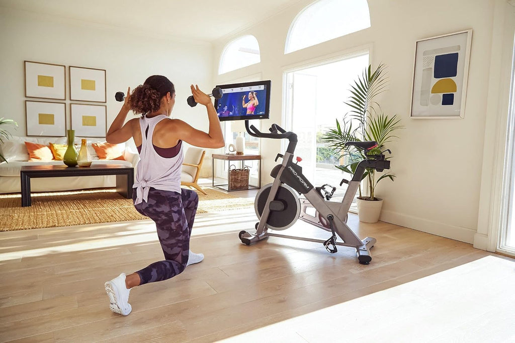 Exercise Bike with 22” HD Touchscreen and 24 Resistance Levels G29026
