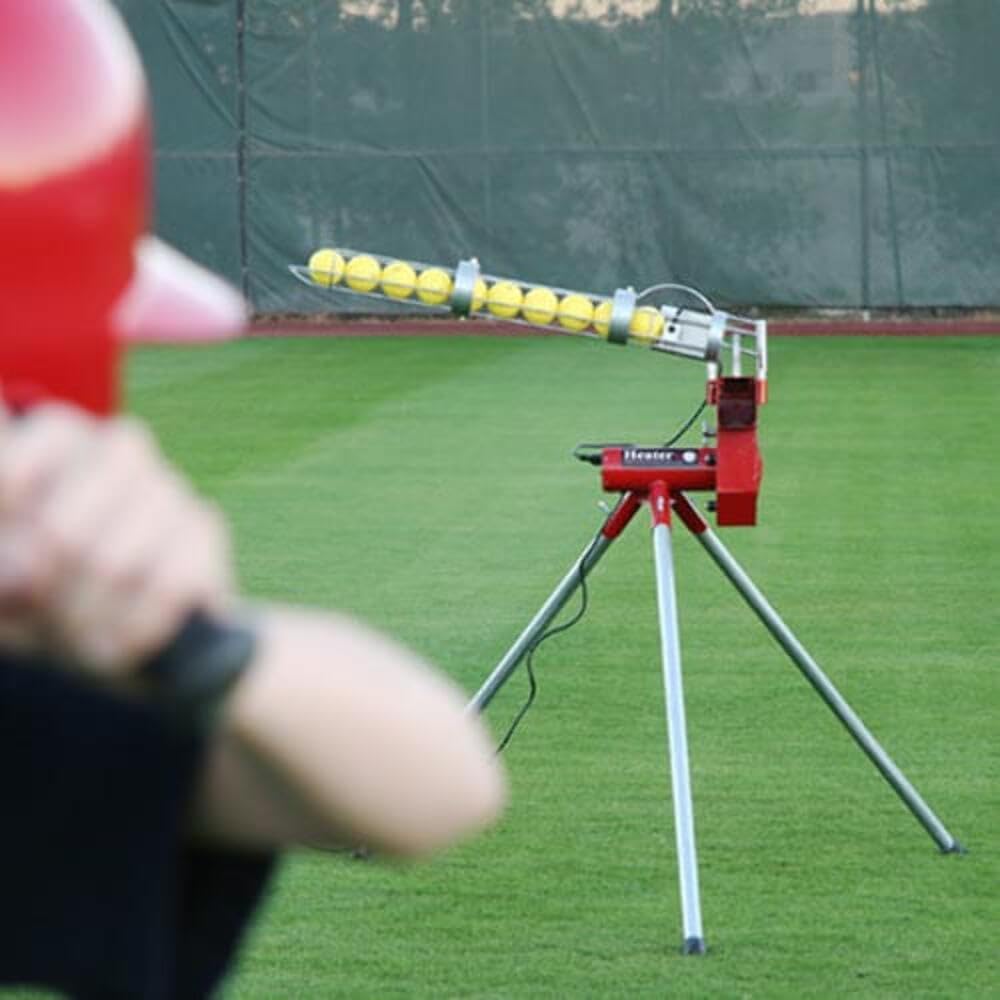 Softball Pitching Machine with 9 Ball Automatic Feeder L4438