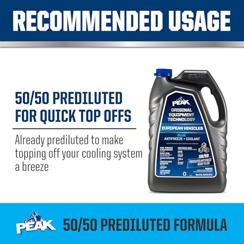 Extended Life Blue Concentrate Antifreeze/Coolant for European Vehicles, 1 Gal. S9792