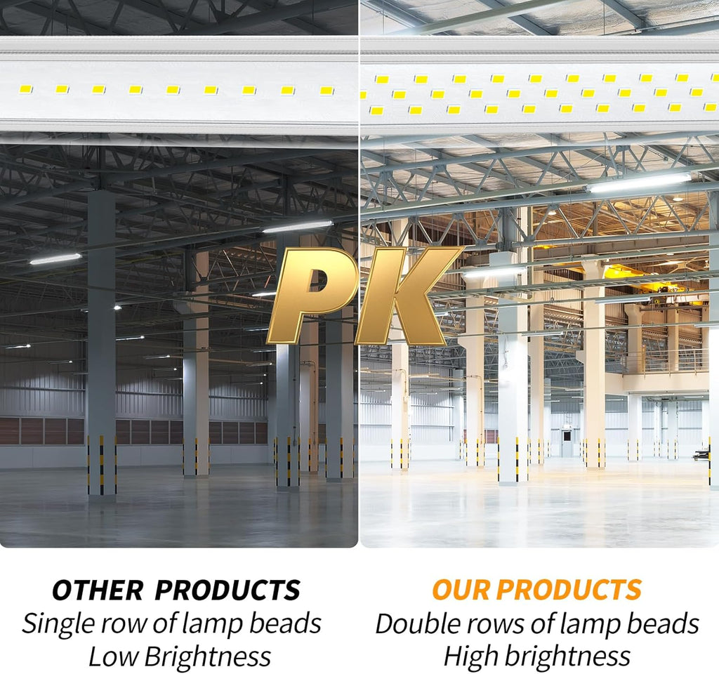 T8 8ft LED Bulbs 72W 9000lm 5000K Tube Light, 10 Pack C8170