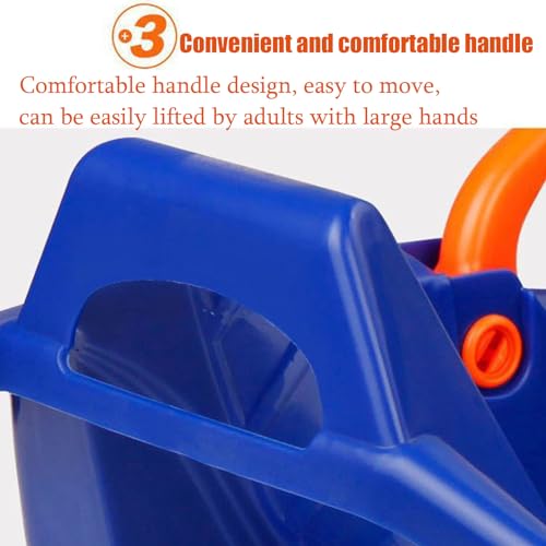 Plastic Snow Sled with Pull Rope and Handles for Winter D3491