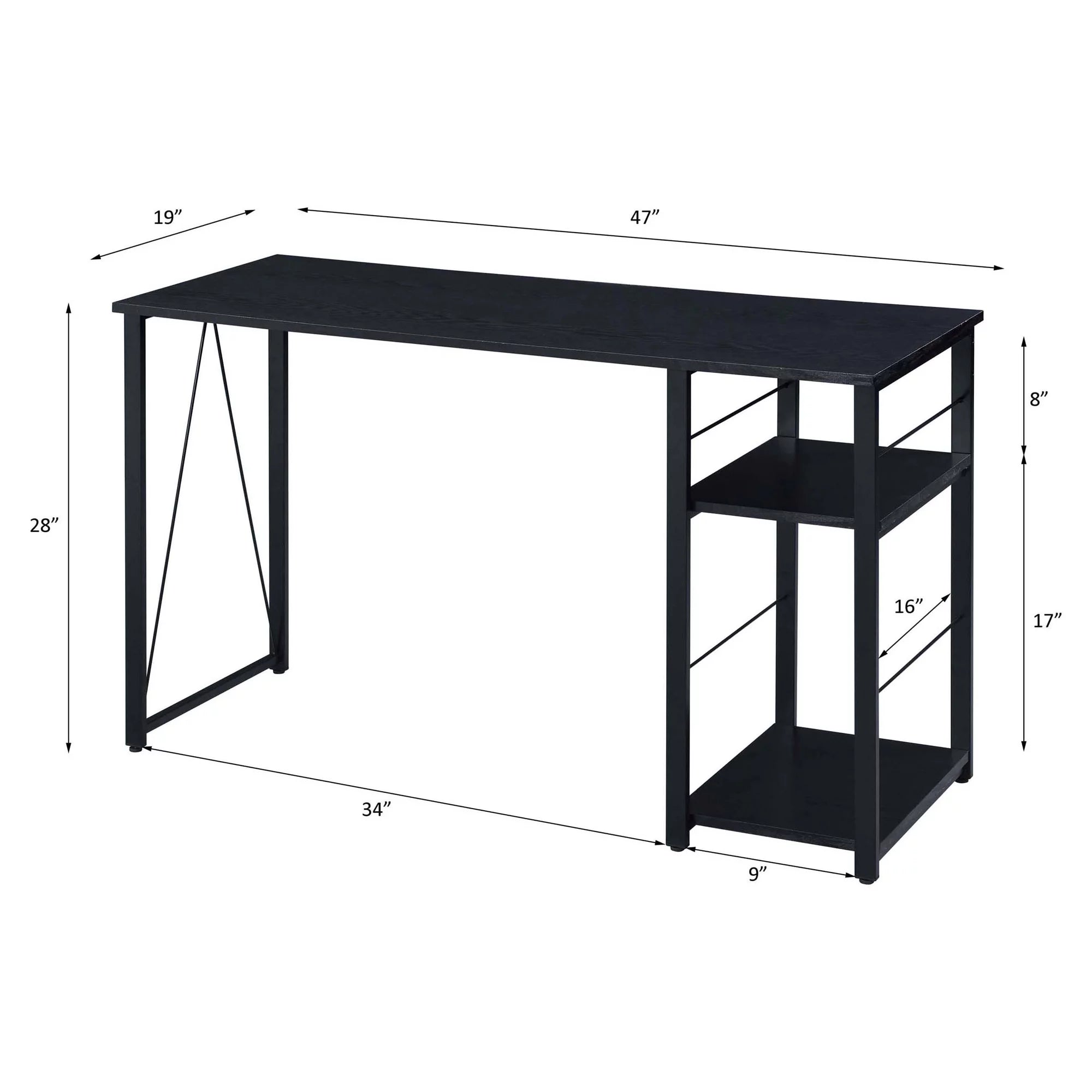 Writing Desk in Black L93016