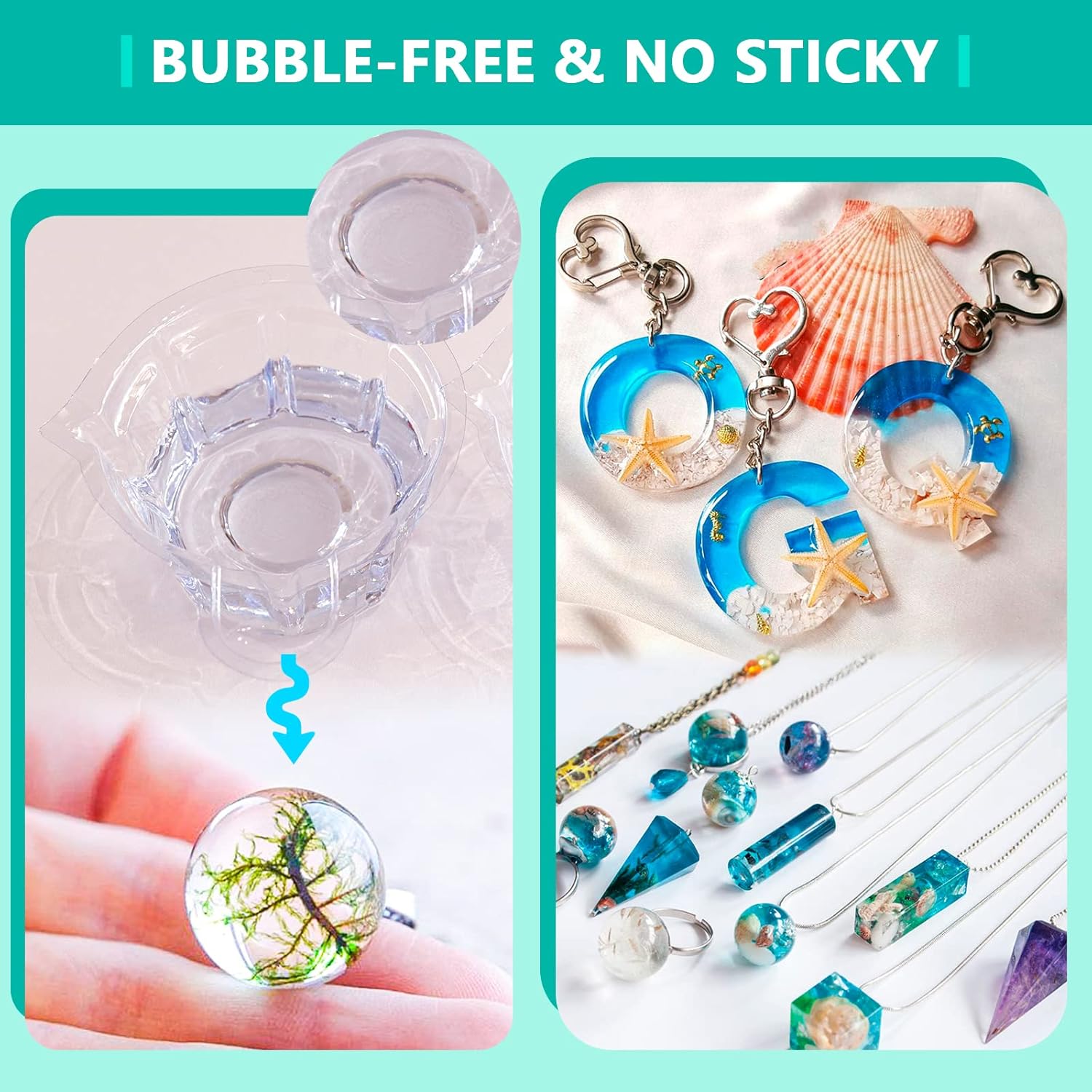 UV Resin Kit with Light for Jewelry Making and DIY Crafts J278291