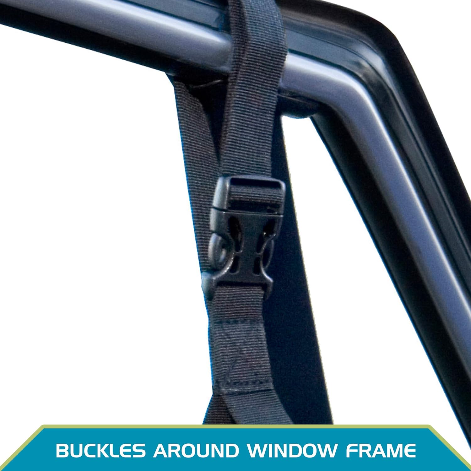 Auto Assist Handle, Portable Vehicle Support for Sit to Stand, Car Door Lift Strap with Rubber Grip J9532