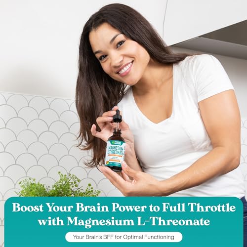 Liposomal Magnesium L-Threonate Liquid Supplement, Vegan, 2 oz V595