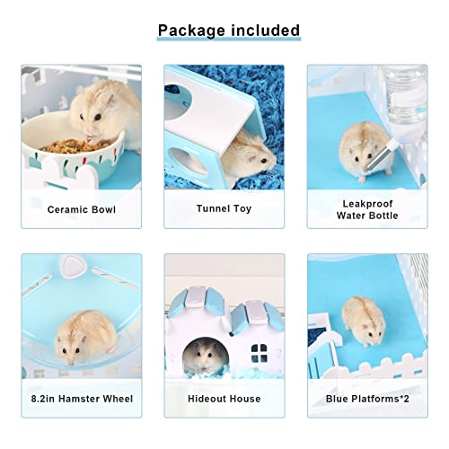 Hamster Cage with Accessories for Small Animals H185