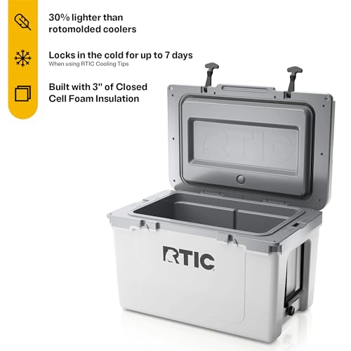 Ultra-Light 52 Quart Hard Cooler Insulated Portable Ice Chest N609