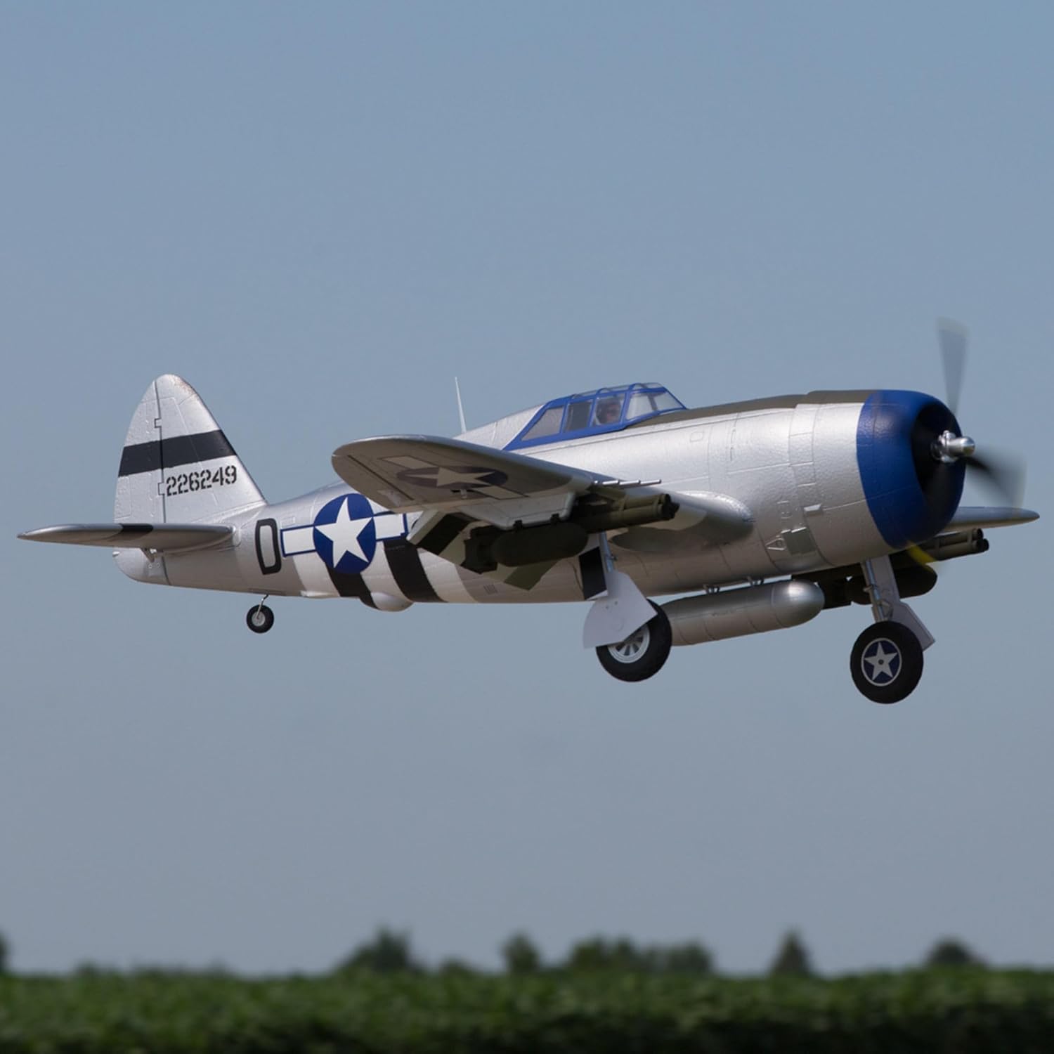 RC Airplane P-47 Razorback 1.2m BNF Basic C51836