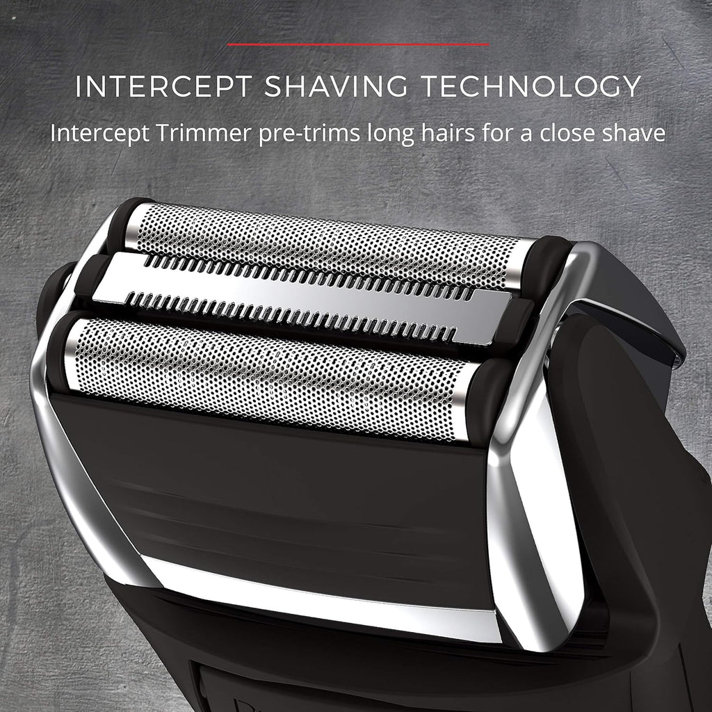 Men's Electric Foil Razor with Replacement Screen and Cutters Y2337