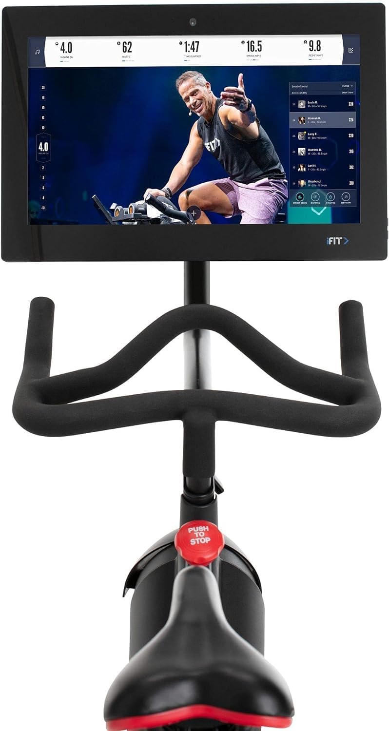 Exercise Bike with 22” HD Touchscreen and 24 Resistance Levels G29026