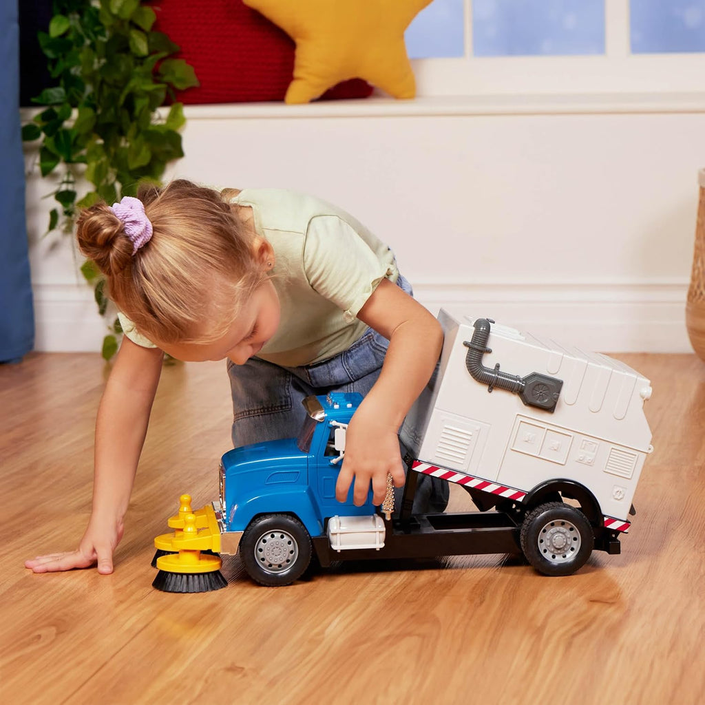 1:16 Scale Electric Street Sweeper Toy Truck with Openable Doors P573