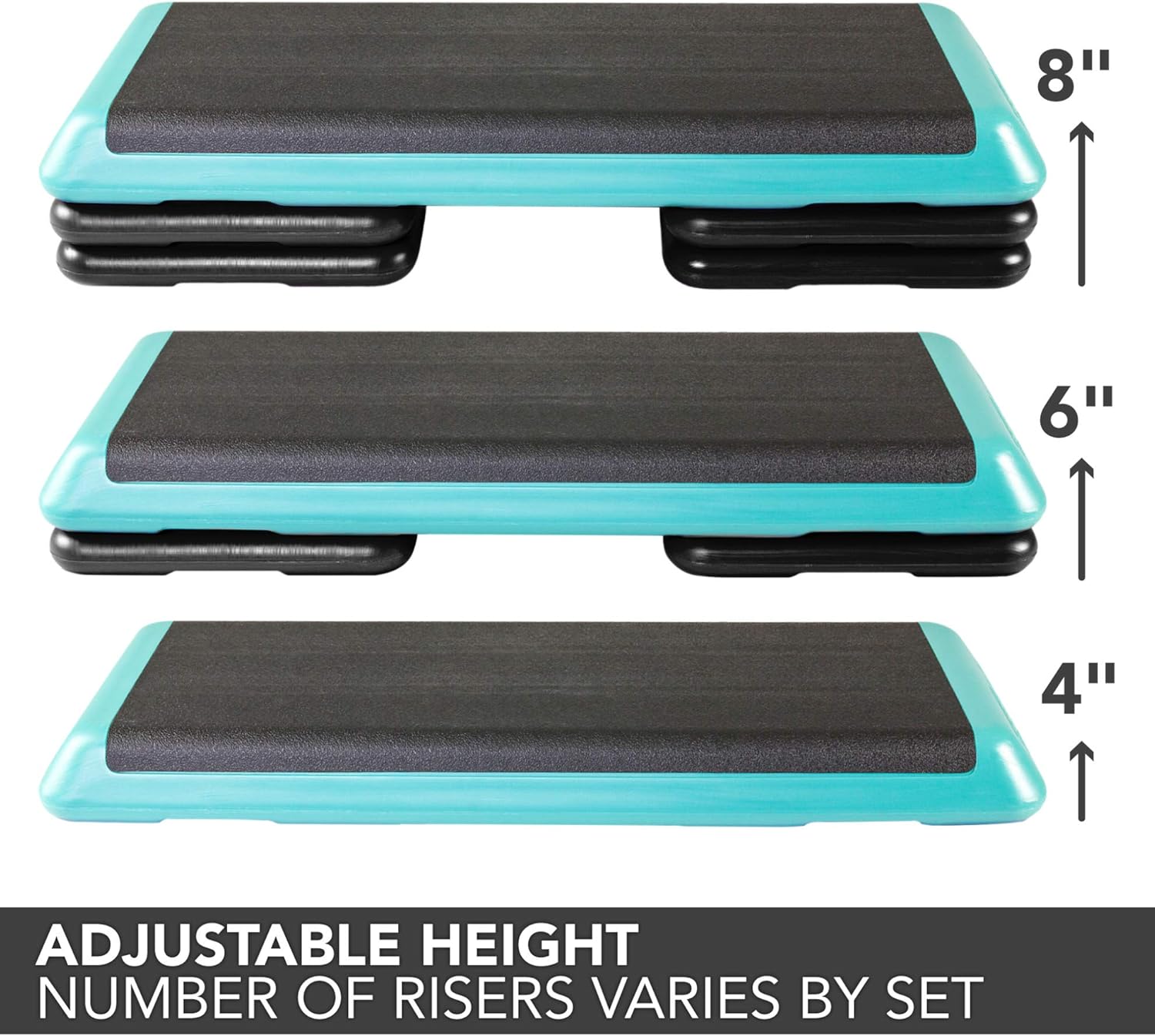 Aerobic Platform with 4 Risers, Health Club Size B907678