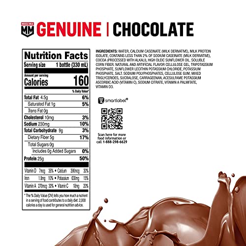 Strawberry Protein Shake, 11.16 fl oz, 12-Pack T935386