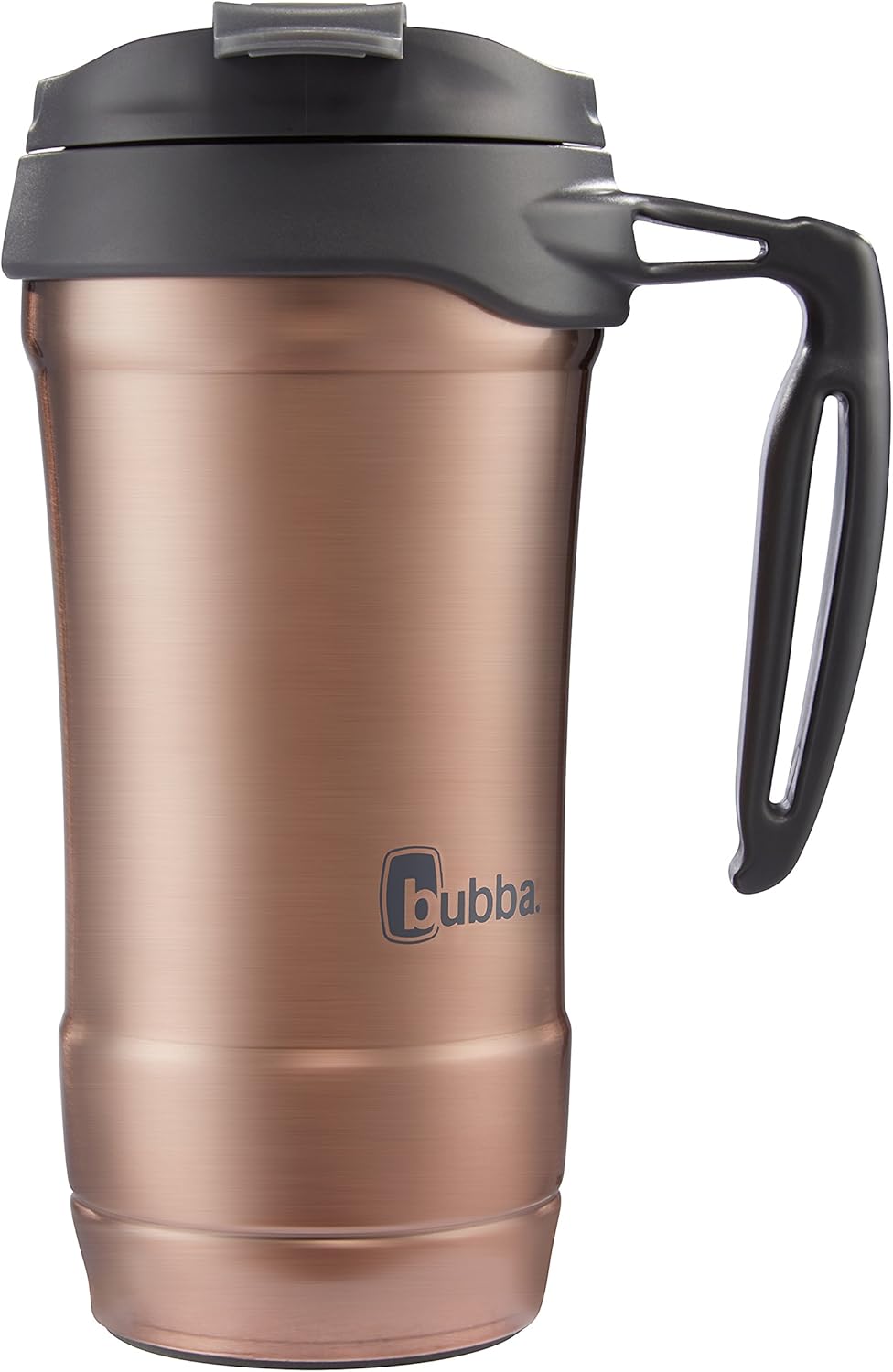 Travel mug 18 oz, keeps drinks cold 24 hours hot 6 hours, gunmetal and rose gold C145
