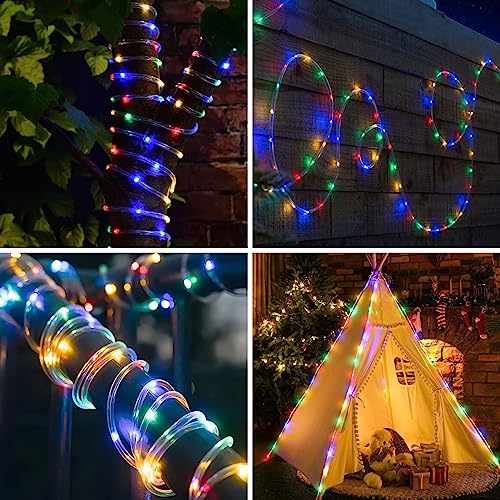 Solar Rope Lights 66ft Outdoor Waterproof Garden Decor X4891