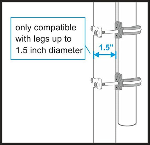 Trampoline Safety Enclosure Set for 7.5-15 FT Frames with Net, Poles & Hardware S7381