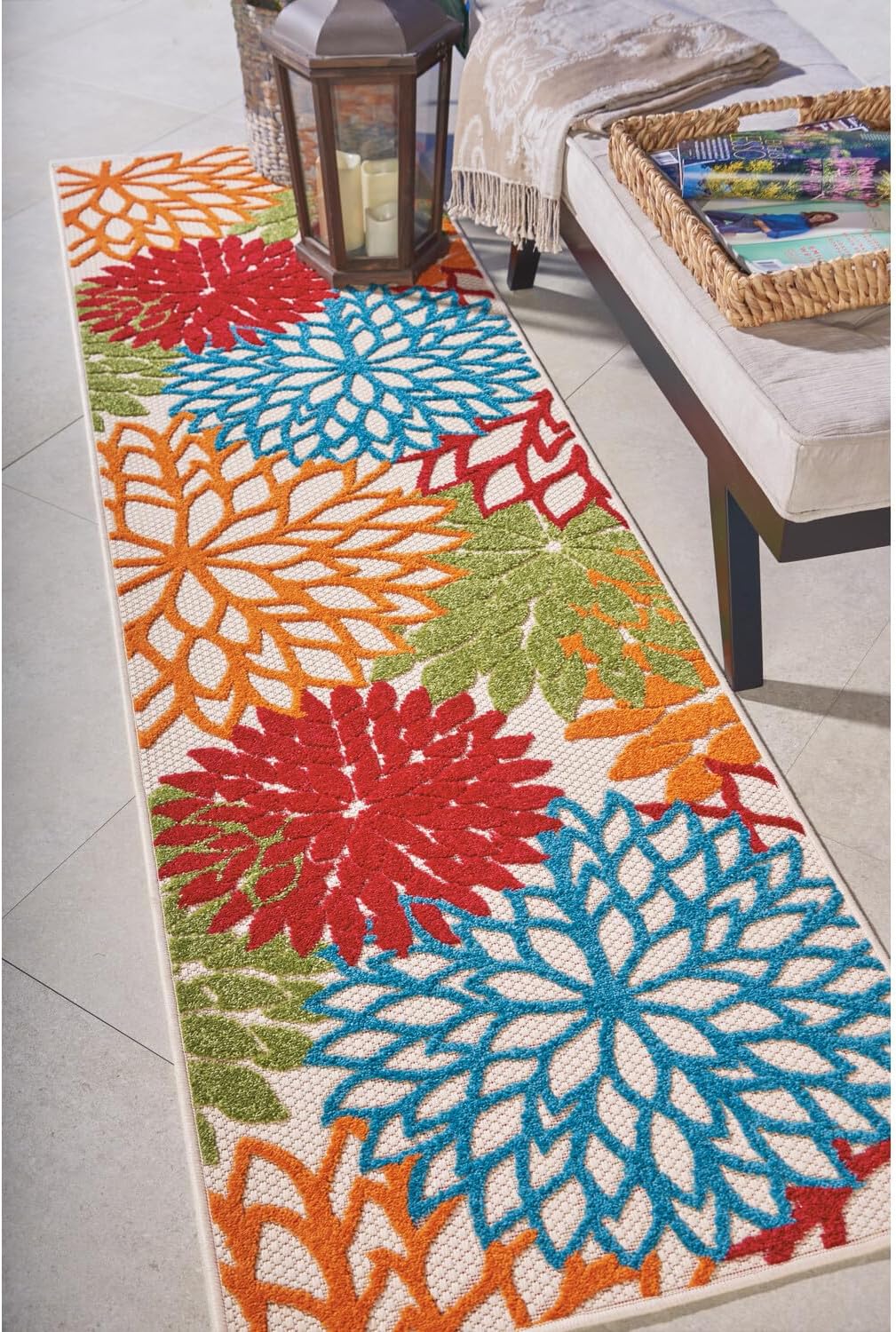 Green 2'3'' x 8' Indoor/Outdoor Area Rug R473162