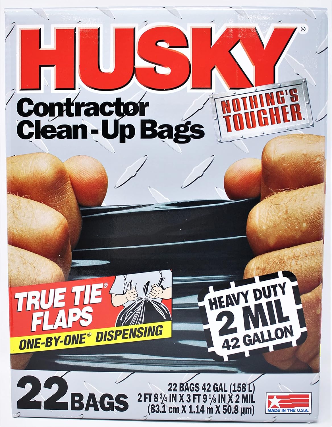 Heavy Duty Contractor Clean-Up Bag, 42 gal, Black G476487