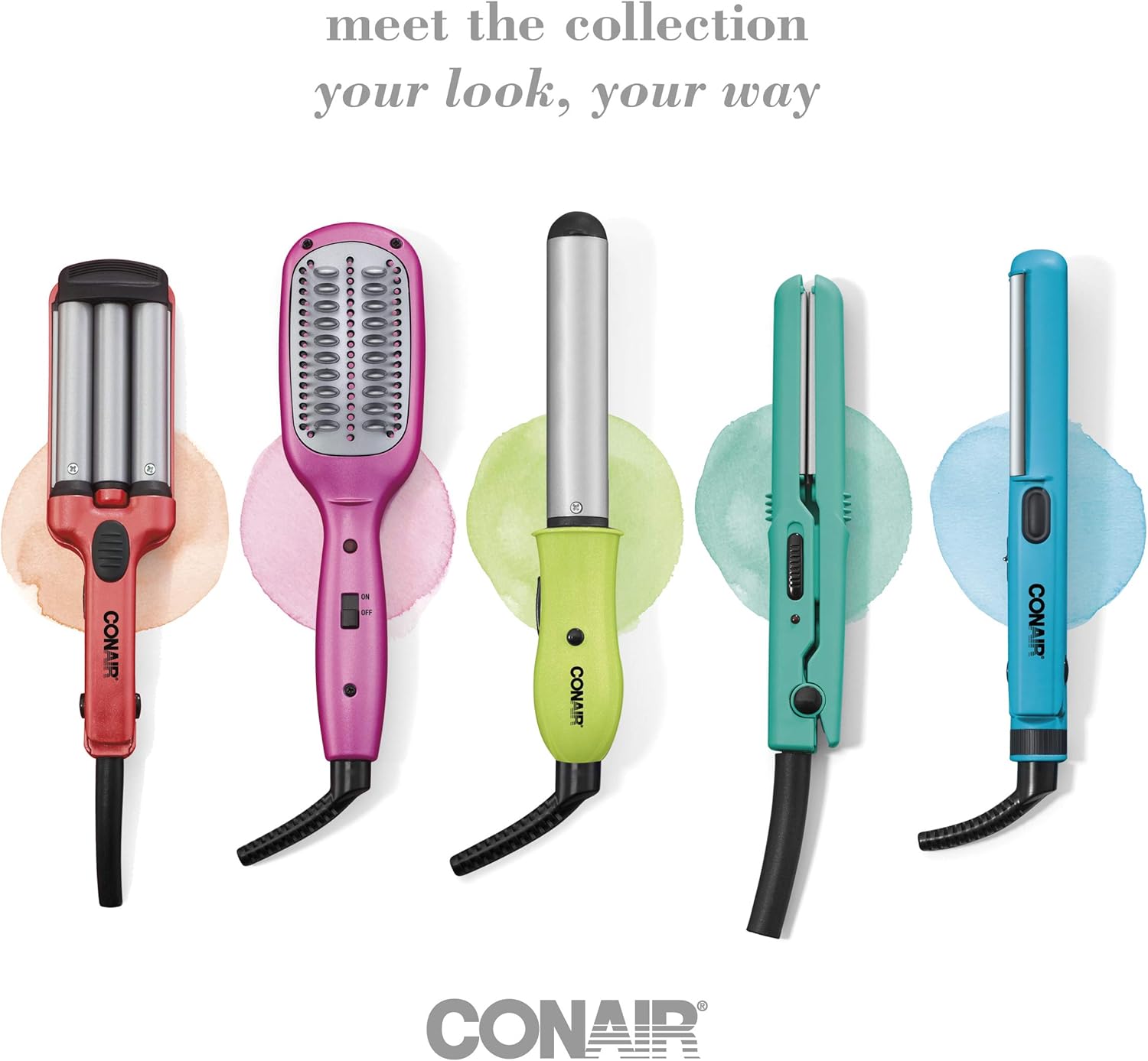 Mini Dual Styler for Curls, Waves, and Straightening V59985
