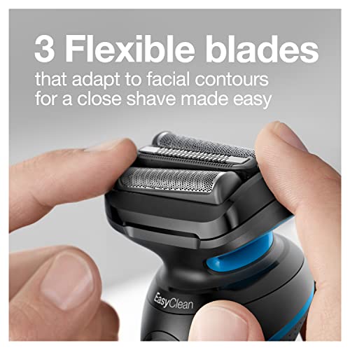 Electric Shaver with Charging Stand, Beard Trimmer, Wet & Dry W118