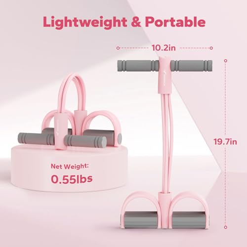 Foot Pedal Resistance Band for Leg, Core, Arm, and Back Exercises N576