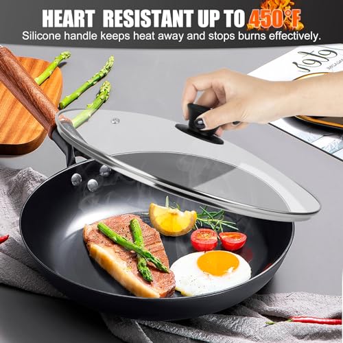 Tempered Glass Pot Lid 10 Inch for Skillets, Pots and Wok V980