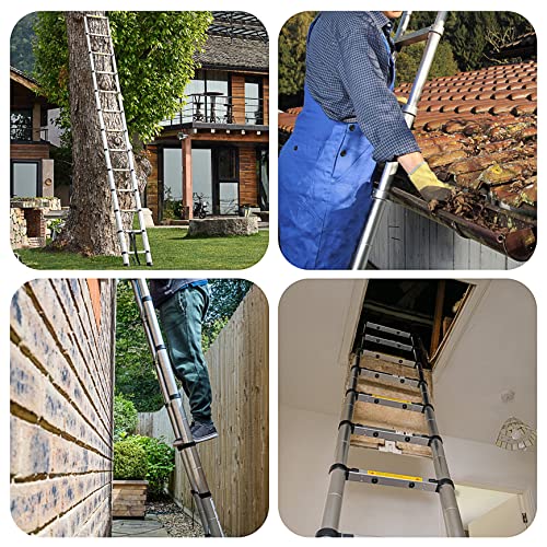Telescoping Ladder Heavy Duty Aluminum 12.5 FT B8254