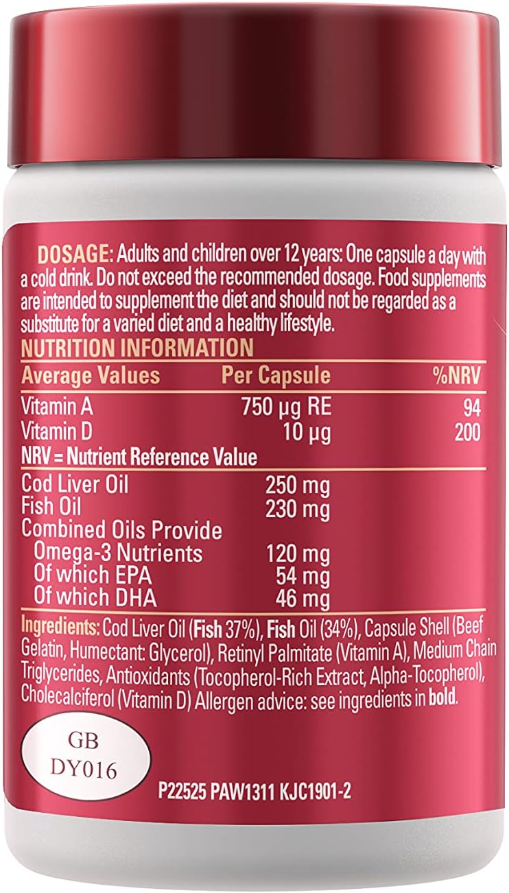 Cod Liver Oil 60 Capsules L32284