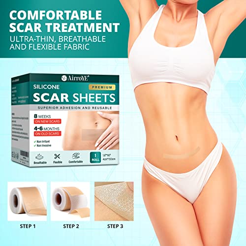 Silicone Scar Sheets for Surgical, Keloid, and C-Section Scars Z84648