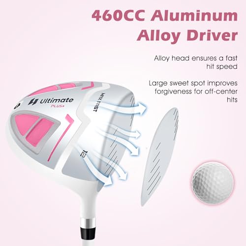 Women’s Complete Golf Club Set Right Hand with Cart Bag Y3277
