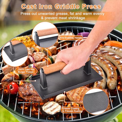 Flat Top Griddle Accessories Kit, 24Pcs Grilling Set with Scraper and Spatulas for BBQ M94933