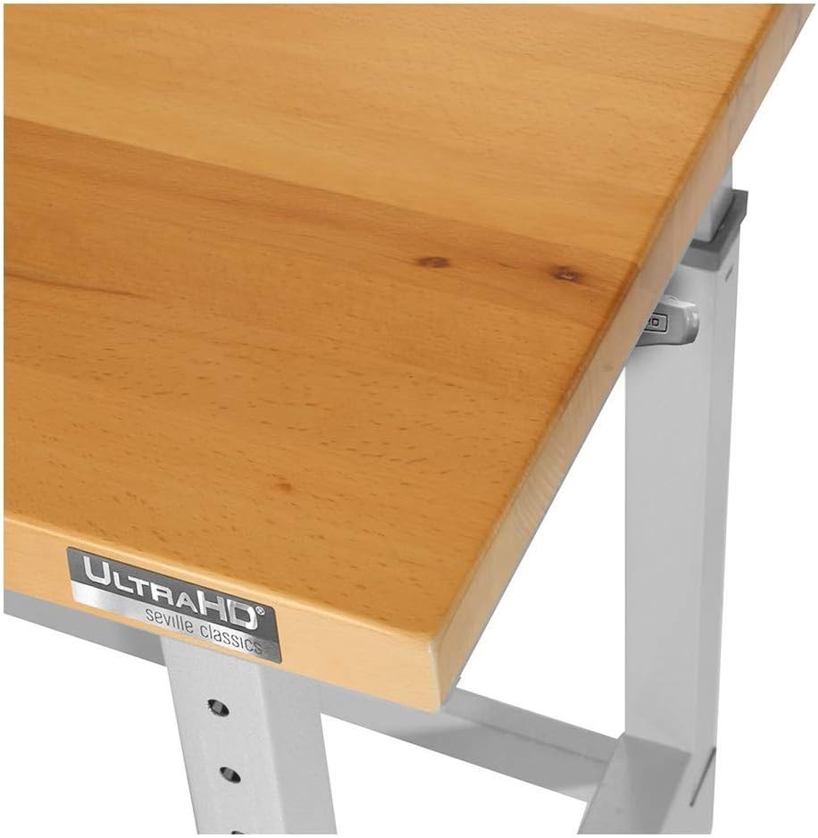Height Adjustable Wood Top Workbench O700811