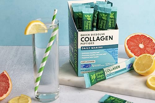 Collagen Peptides Powder, Unflavored, Quick Dissolve, 10 oz V44412