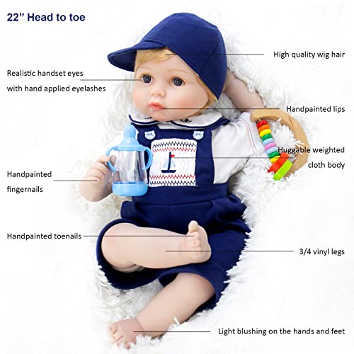 22 inch Realistic Newborn Baby Dolls Pink Unicorn G76516