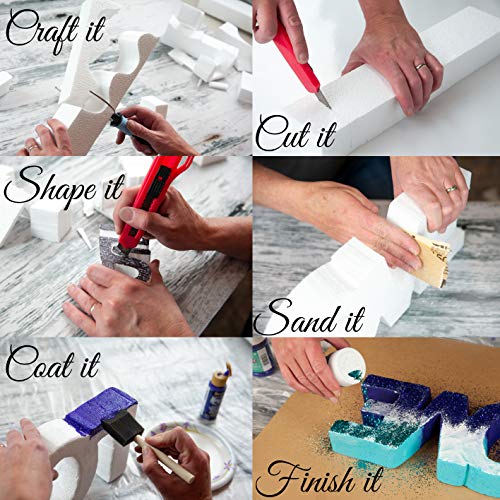 Foam Block 12x12x1.5 for Crafting, Modeling, Art Projects L4346