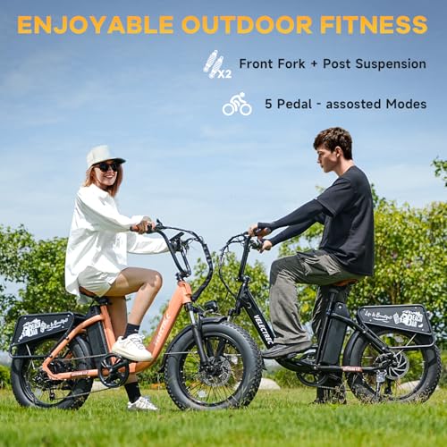 Electric Bike for Adults, 1500W Motor, 48V 18Ah Removable Battery, 20" Fat Tire, 7-Speed P83943
