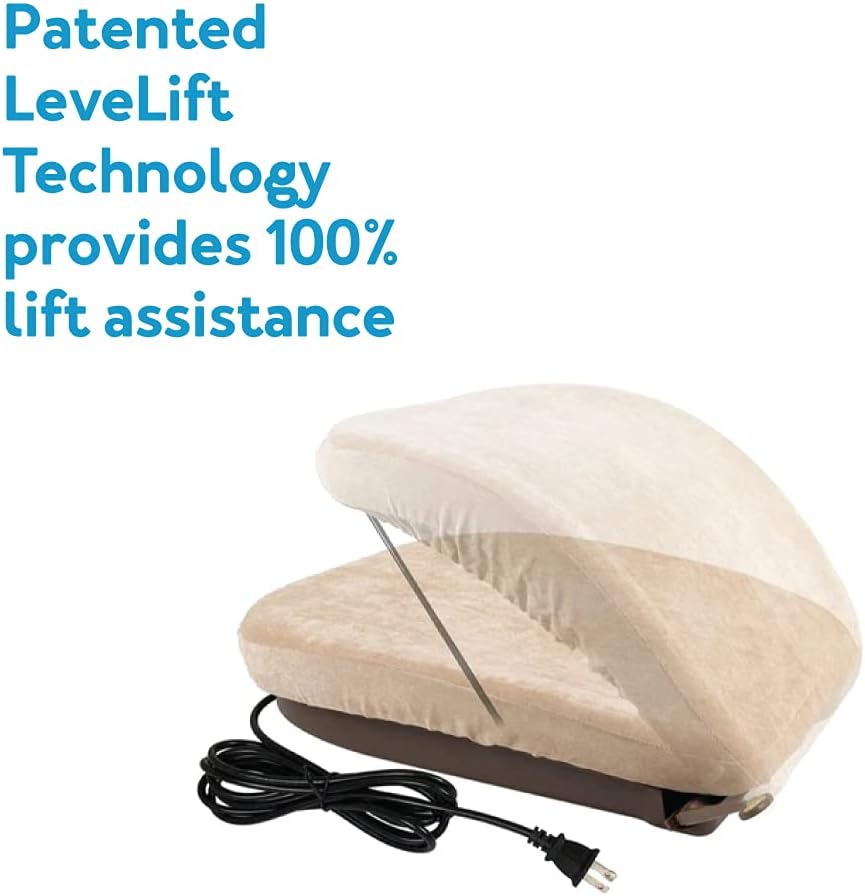 Portable Electric Lifting Seat, Supports Up to 300 Pounds, Navy Blue G805407