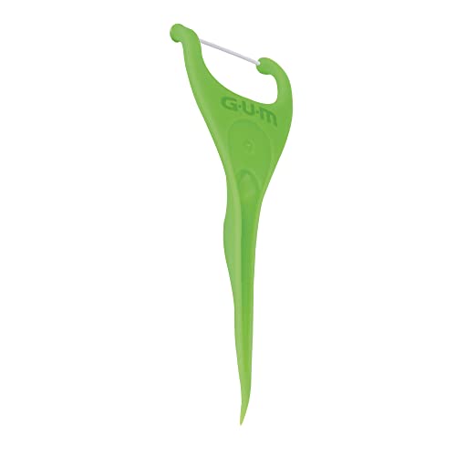 Angled Dental Floss Picks for Tight Teeth, Fresh Mint, 75 Count (4-Pack) G83797