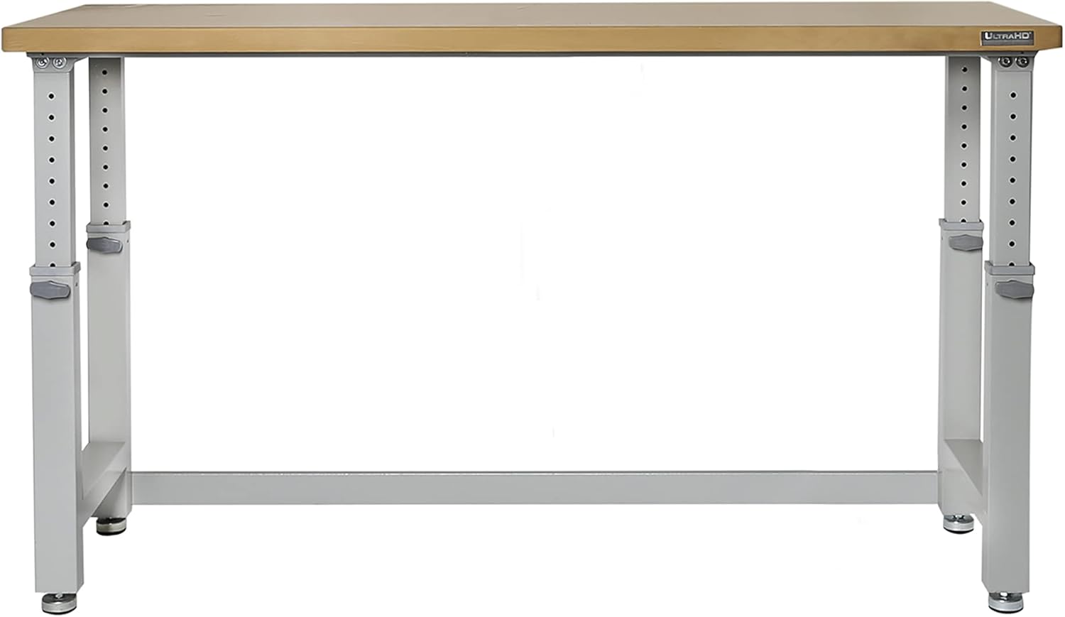 Heavy-Duty Wood Top Workbench, Height Adjustable Desk, 72" Q1859