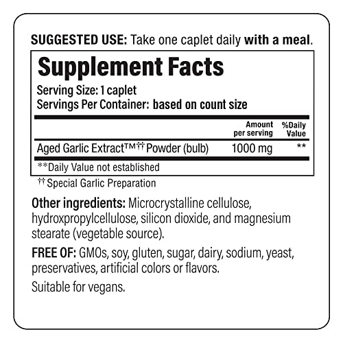 Aged Garlic Extract Formula 250, Cardiovascular Health, 60 Vegan Capsules I43420