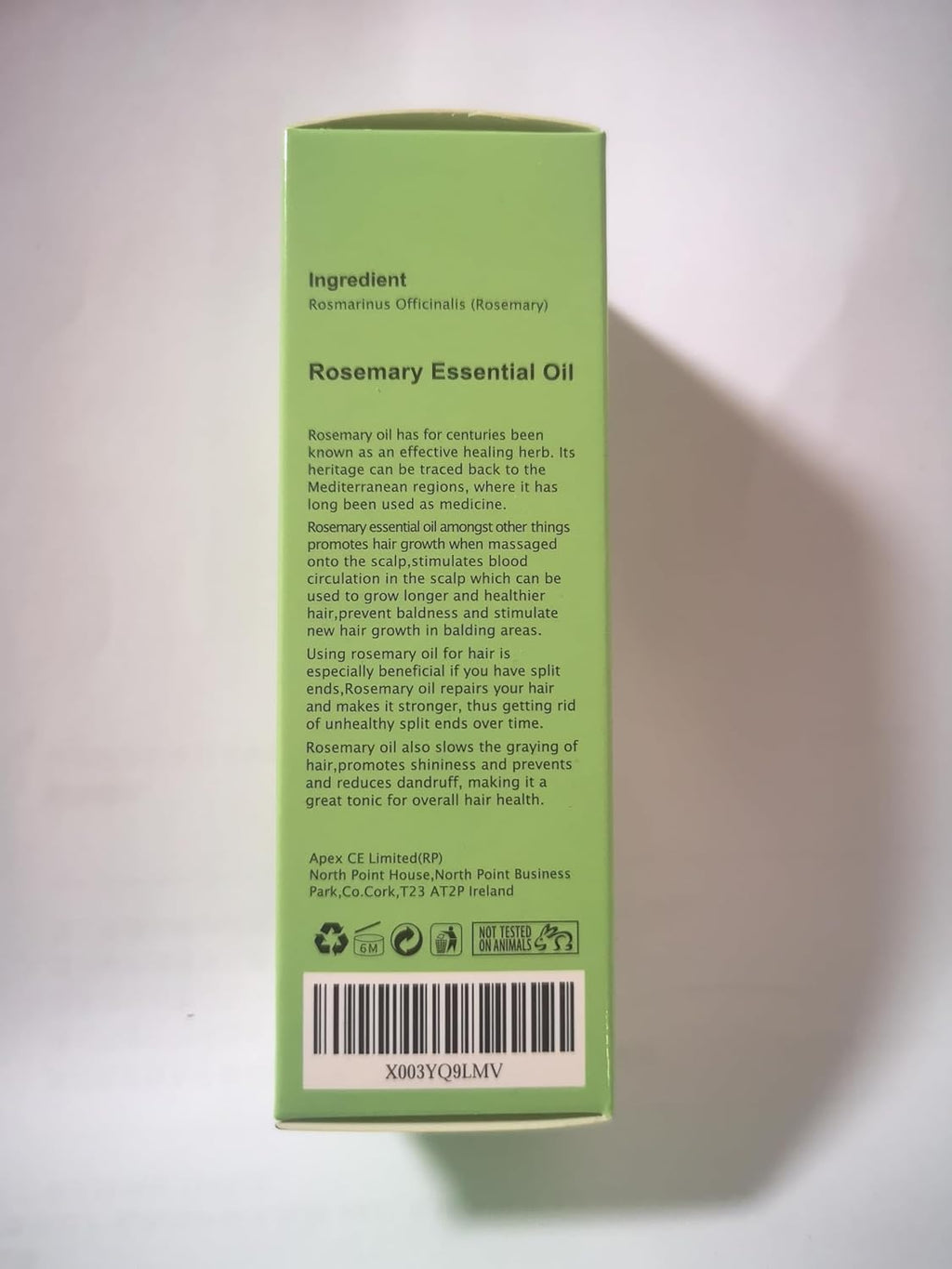 Rosemary Oil for Hair Growth, Pure Organic Essential Oil for Scalp and Hair S8575
