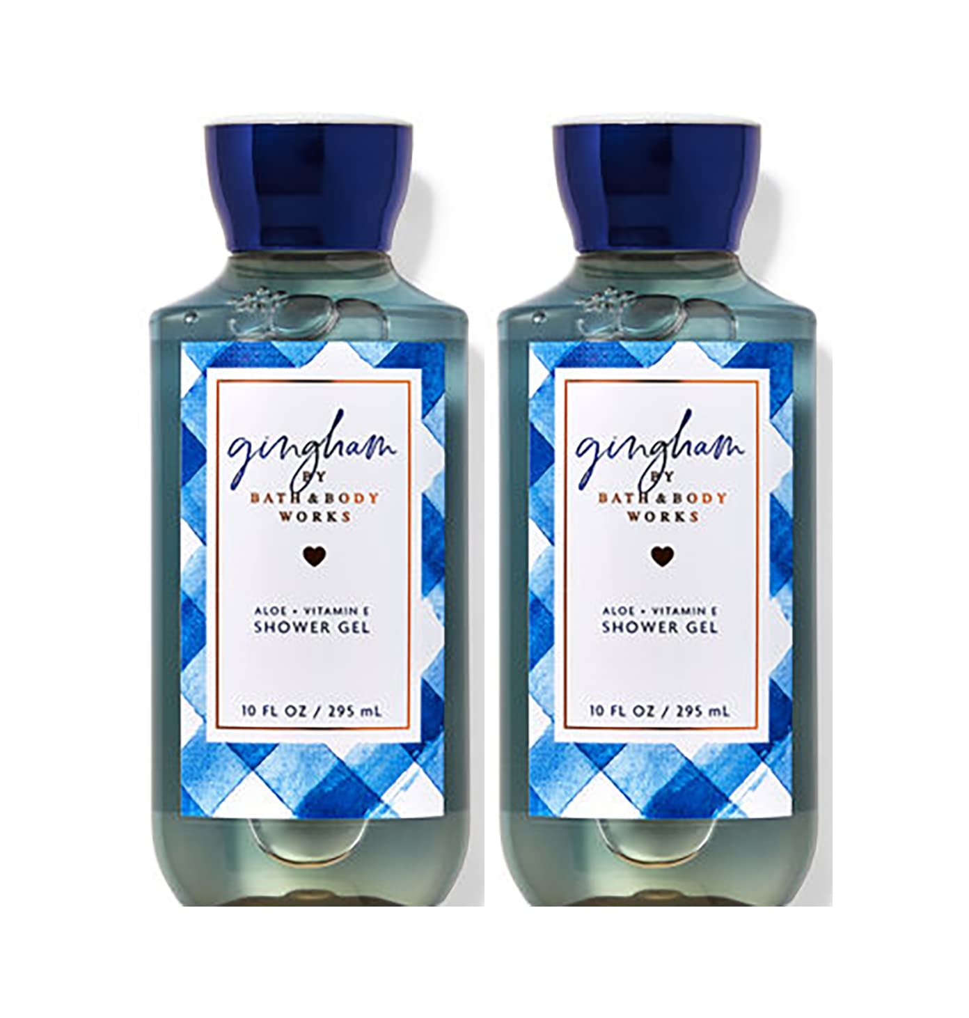 Bath and Body Works Gingham Shower Gel Gift Sets For Women 10 Oz 2 Pack (Gingham)