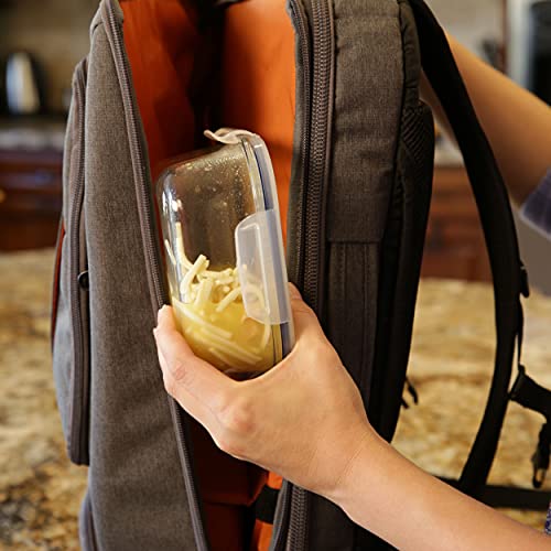 Glass Food Storage Containers with Lids, 9 Pack, Airtight & Leak Proof A9201