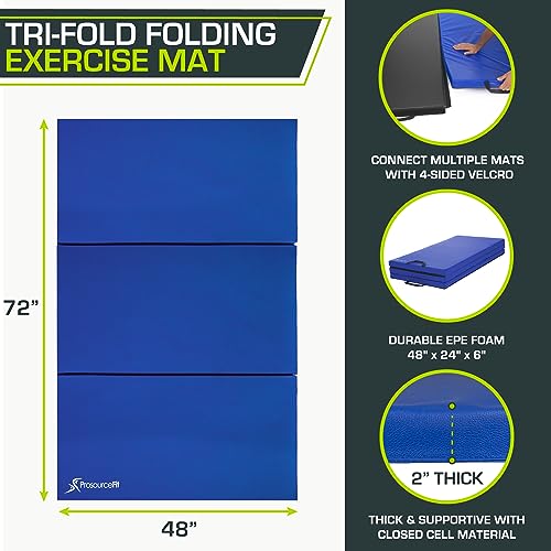 Tri-Fold Folding Exercise Mat 6 x 4 ft F592