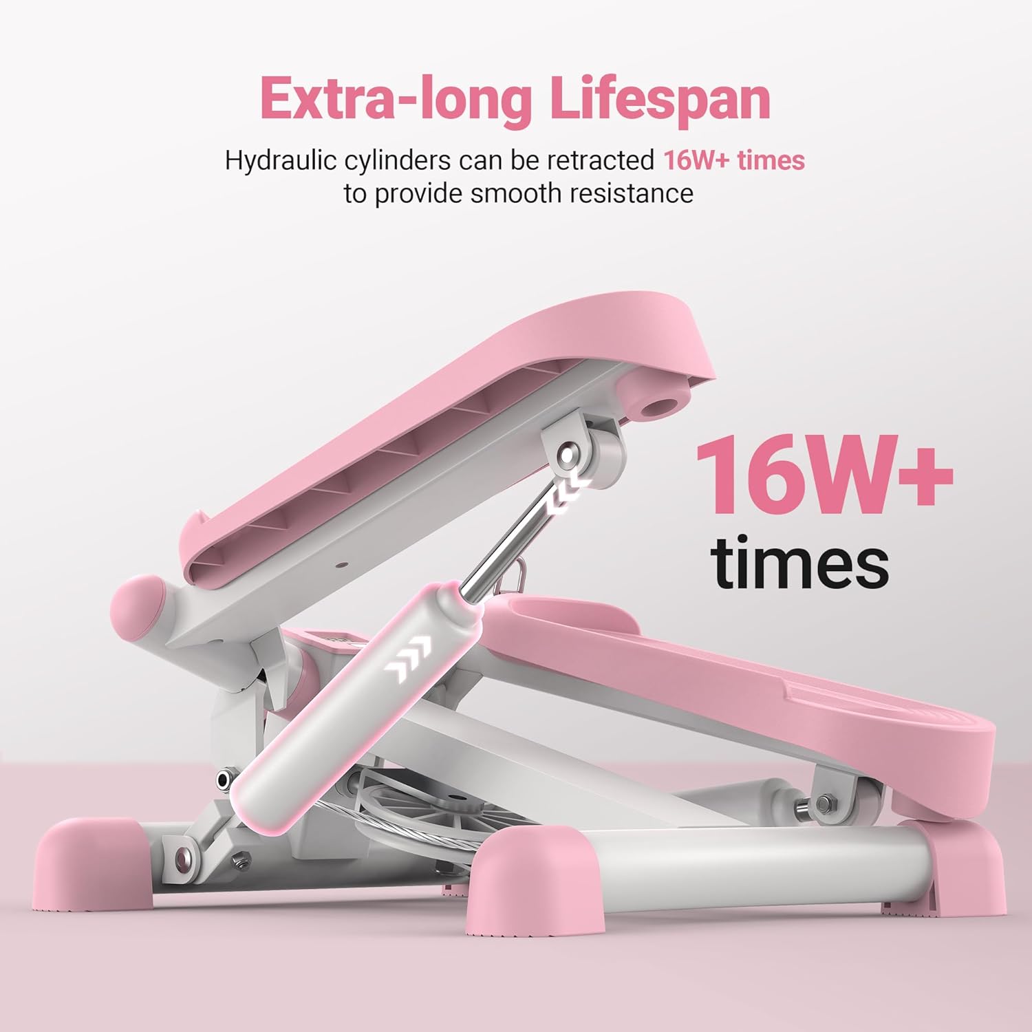 Mini Stepper with Resistance Bands for Full Body Workout Q172701